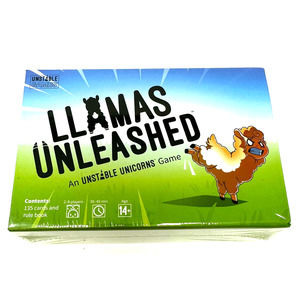 Llamas‎ Unleashed card game New Sealed from unstable games ages 14+ 2-8 players